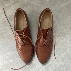 Womens Brown Brogues
